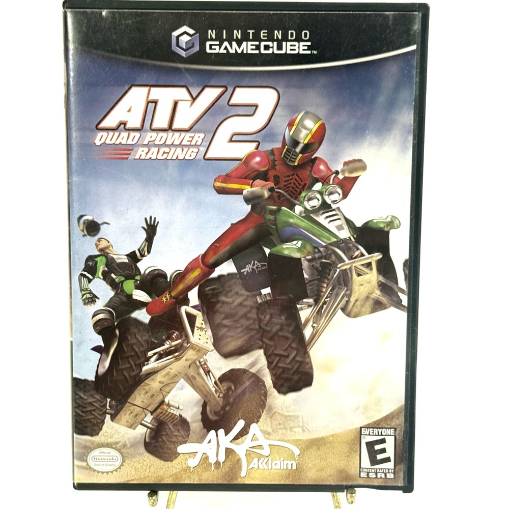 Vintage Nintendo GameCube ATV Quad Power Racing 2 Pre-owned Rated E Instruction